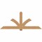 Ekena Millwork Redmond Smooth Timber Gable Bracket, Western Red Cedar, 84"W x 35"H x 5 1/2"D x 5 1/2"F, 10/12 Pitch GBW084X35X0606RED00SWR - alternate 1